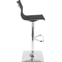 bergen black bar stool   