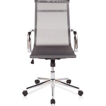 bergen silver office chair   