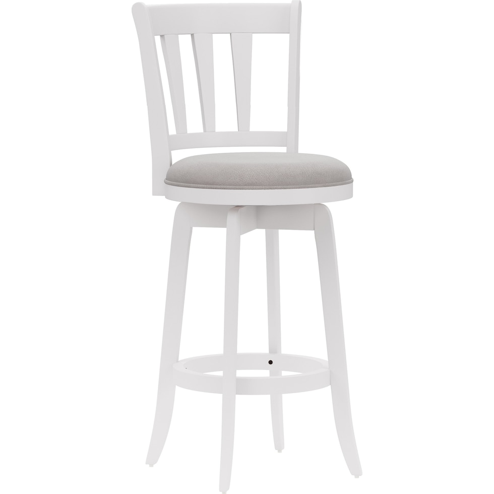 berger white bar stool   