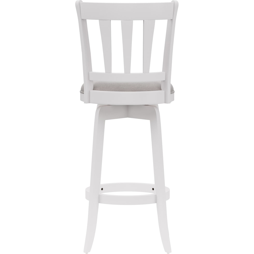 berger white bar stool   