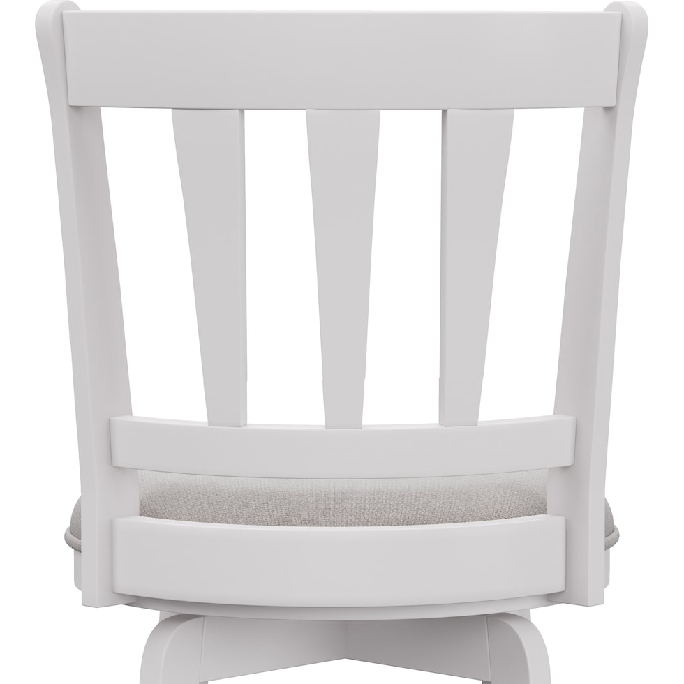 berger white bar stool   