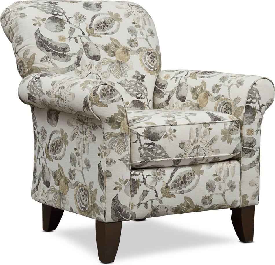 Kingston Patterned Accent Chair American Signature Furniture