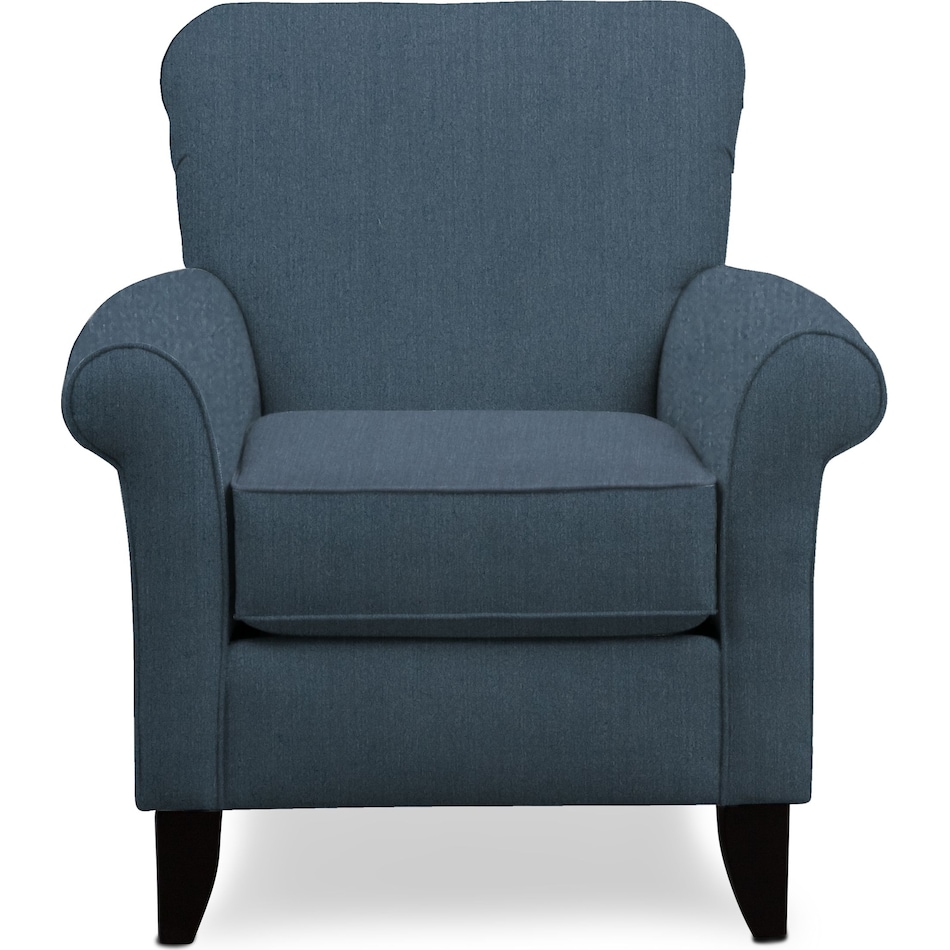 berkeley blue accent chair   