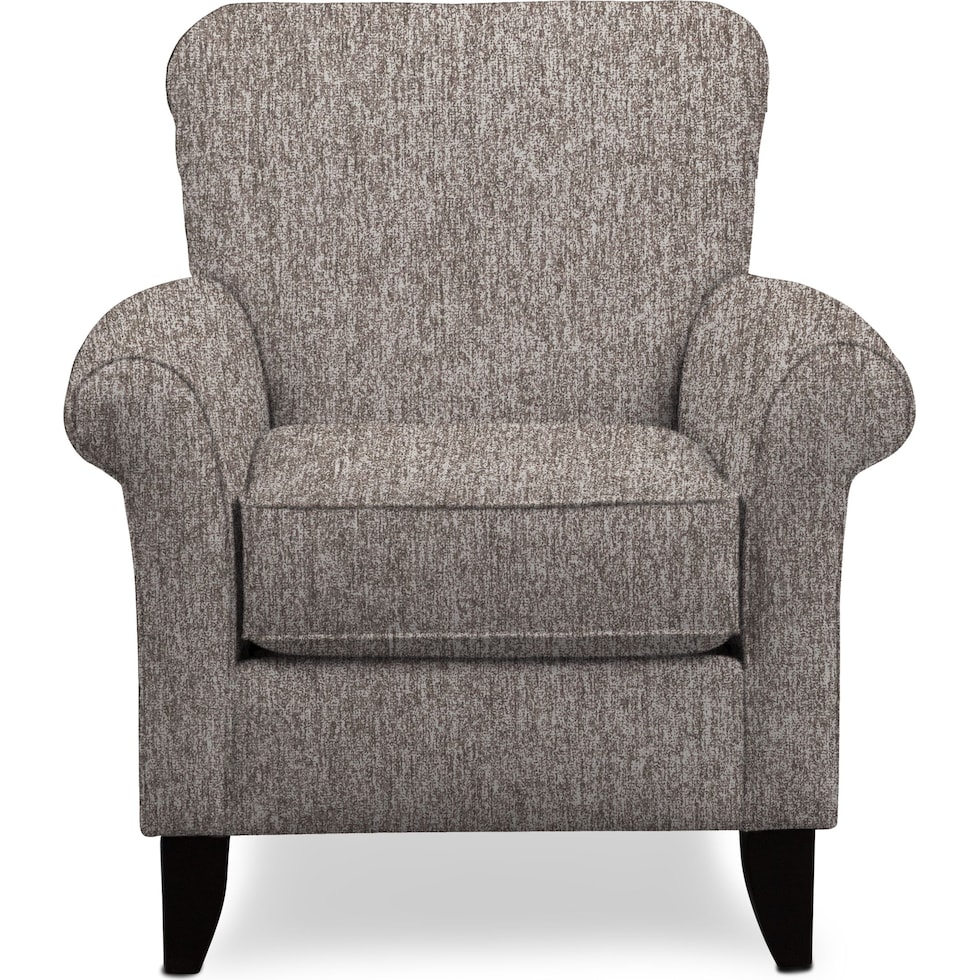 berkeley gray accent chair   