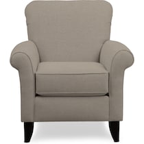 berkeley gray accent chair   