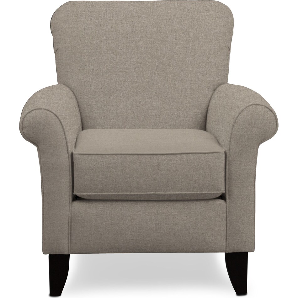 berkeley gray accent chair   