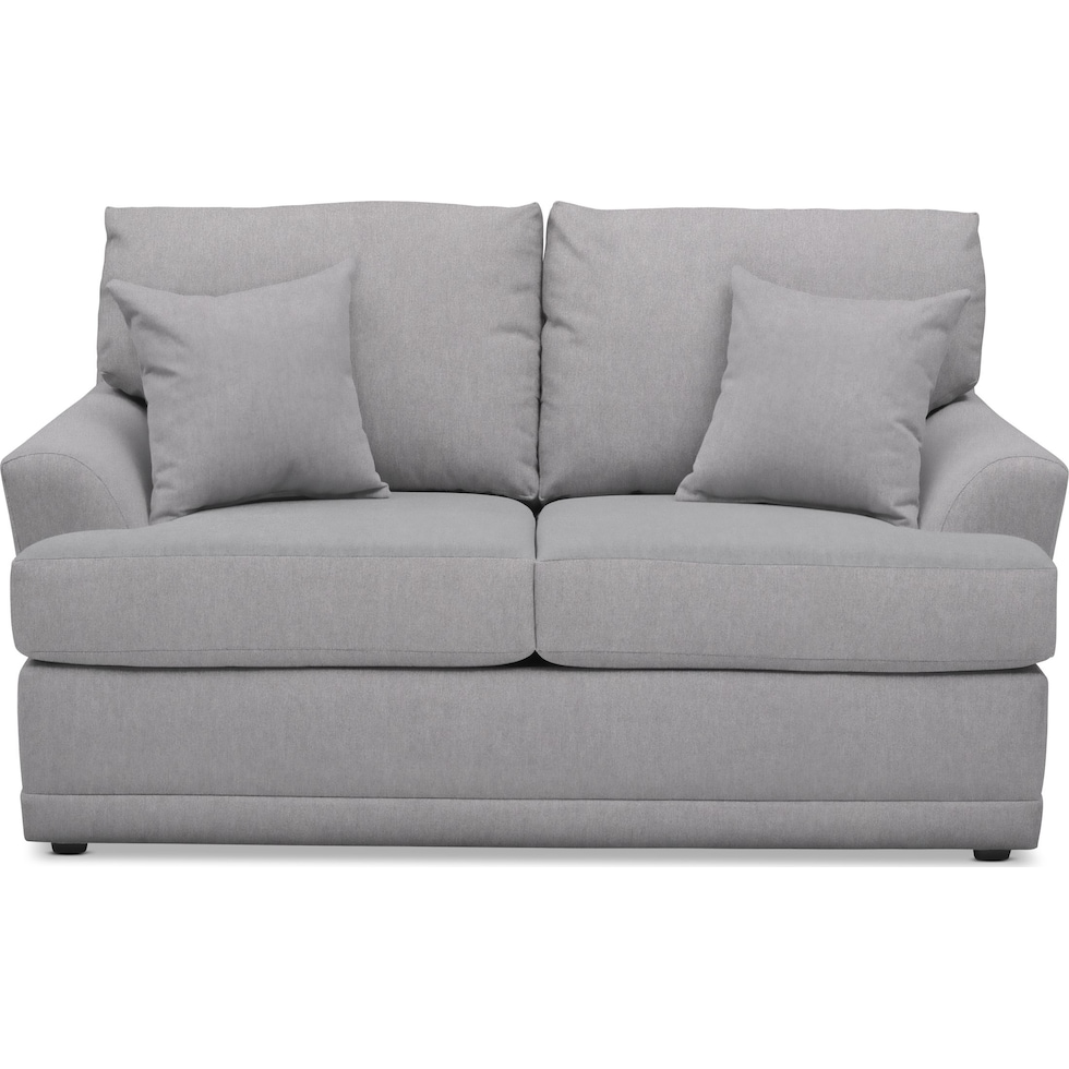 berkeley gray loveseat   