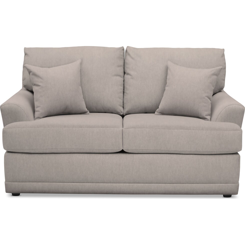 berkeley gray loveseat   