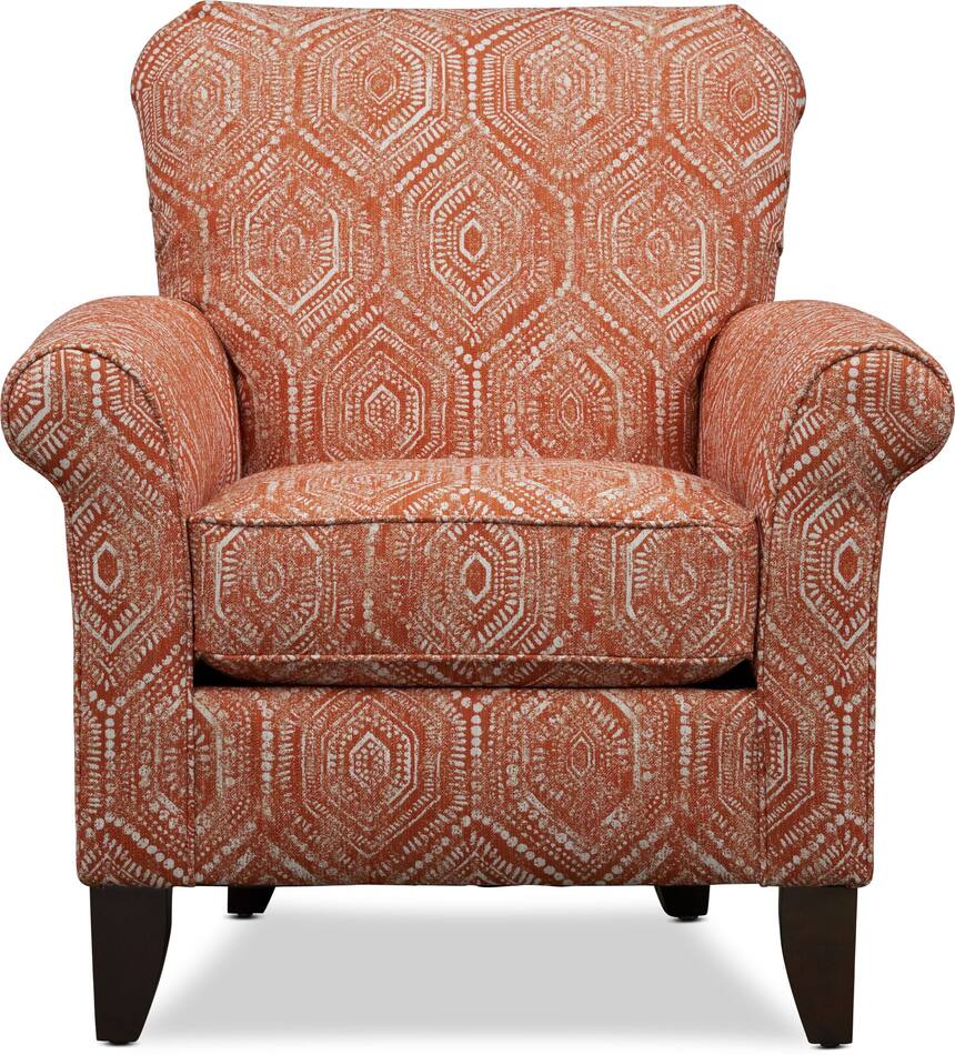 Kingston Patterned Accent Chair American Signature Furniture