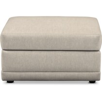 berkeley white ottoman   