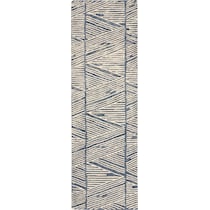 berlin white blue area rug  x    