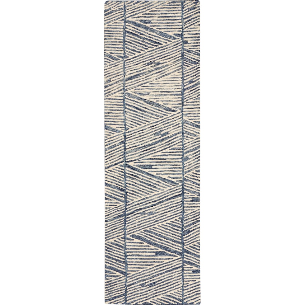 berlin white blue area rug  x    