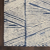 berlin white blue area rug  x    