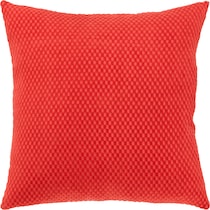 bernyce red accent pillow   