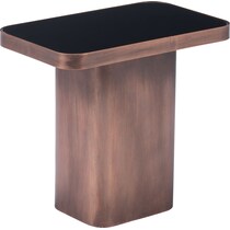 bertly black side table   