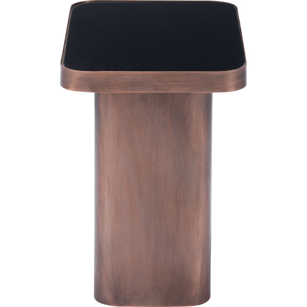 bertly black side table   