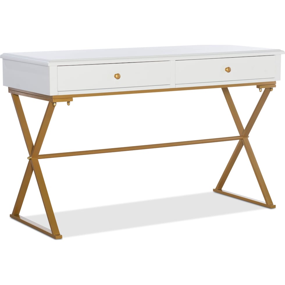 bertram white desk   