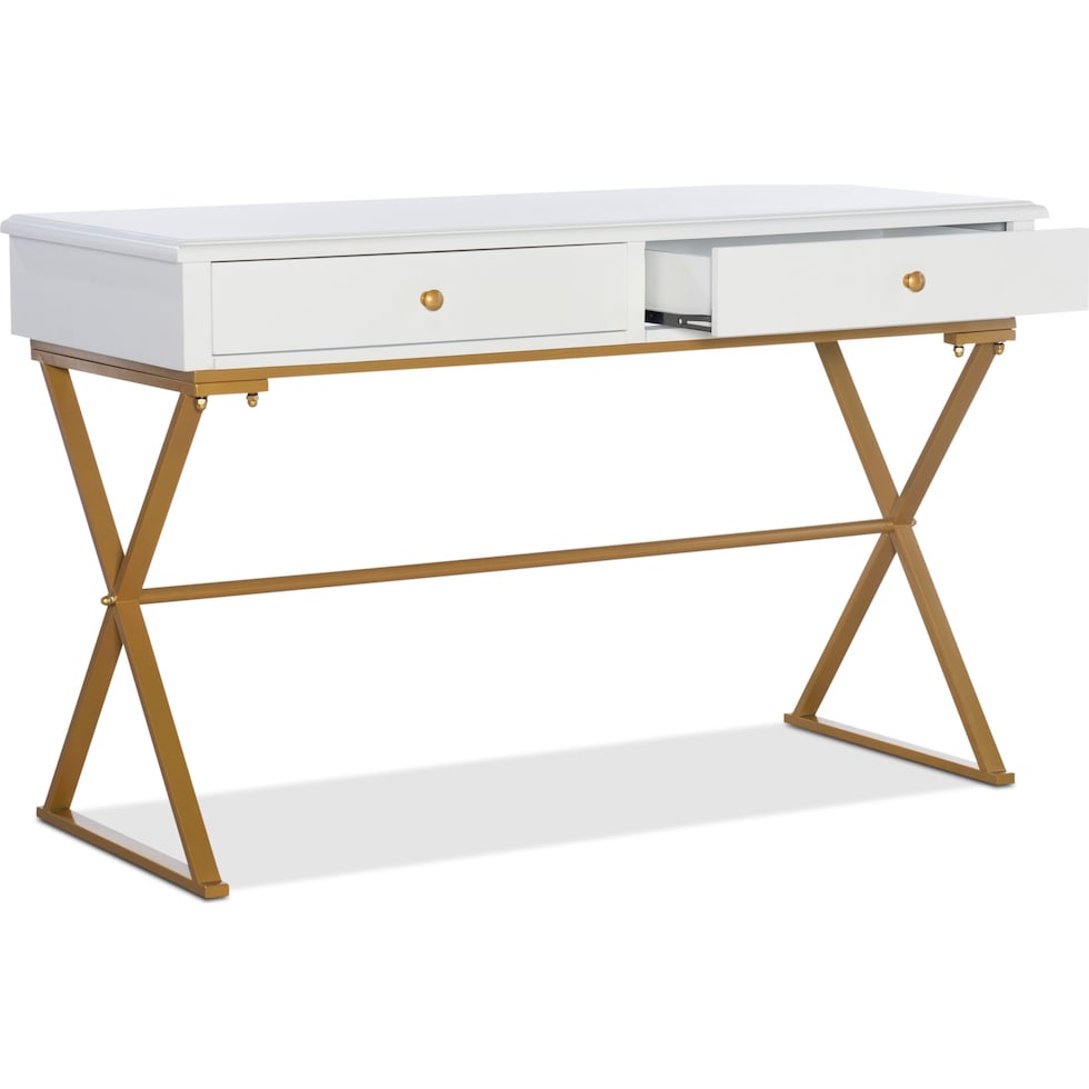 bertram white desk   