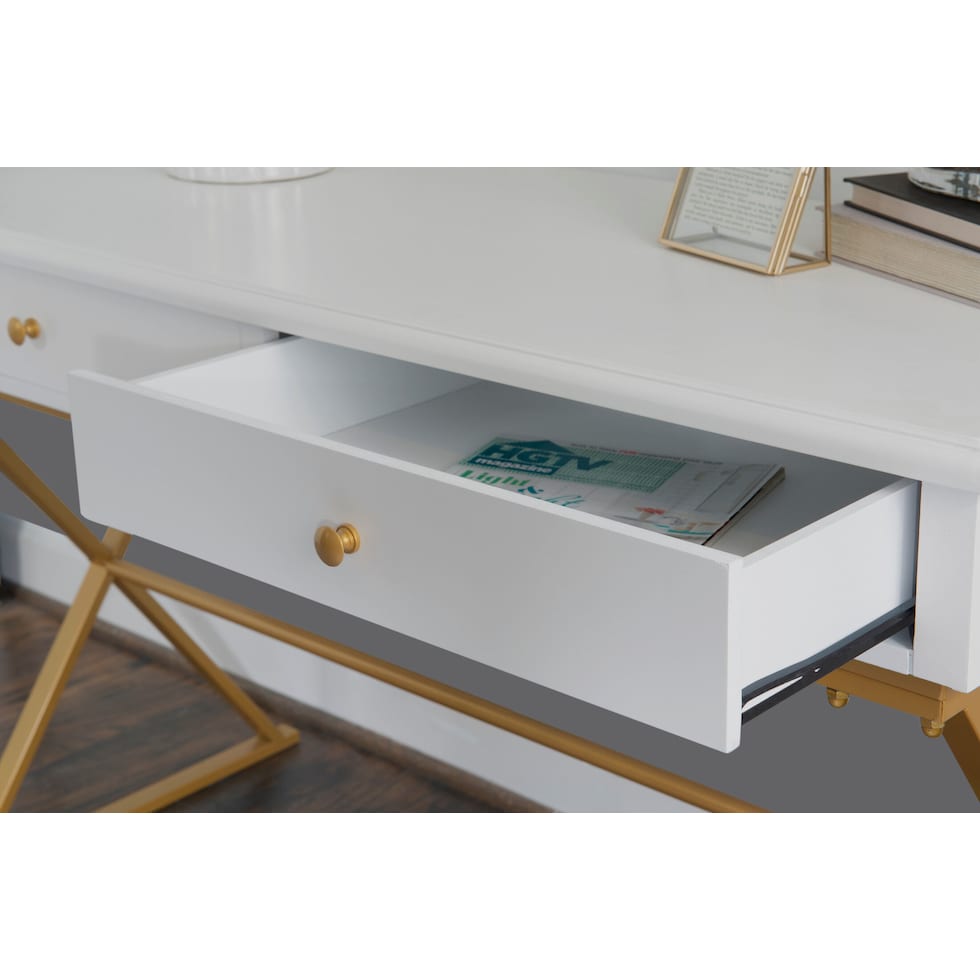 bertram white desk   