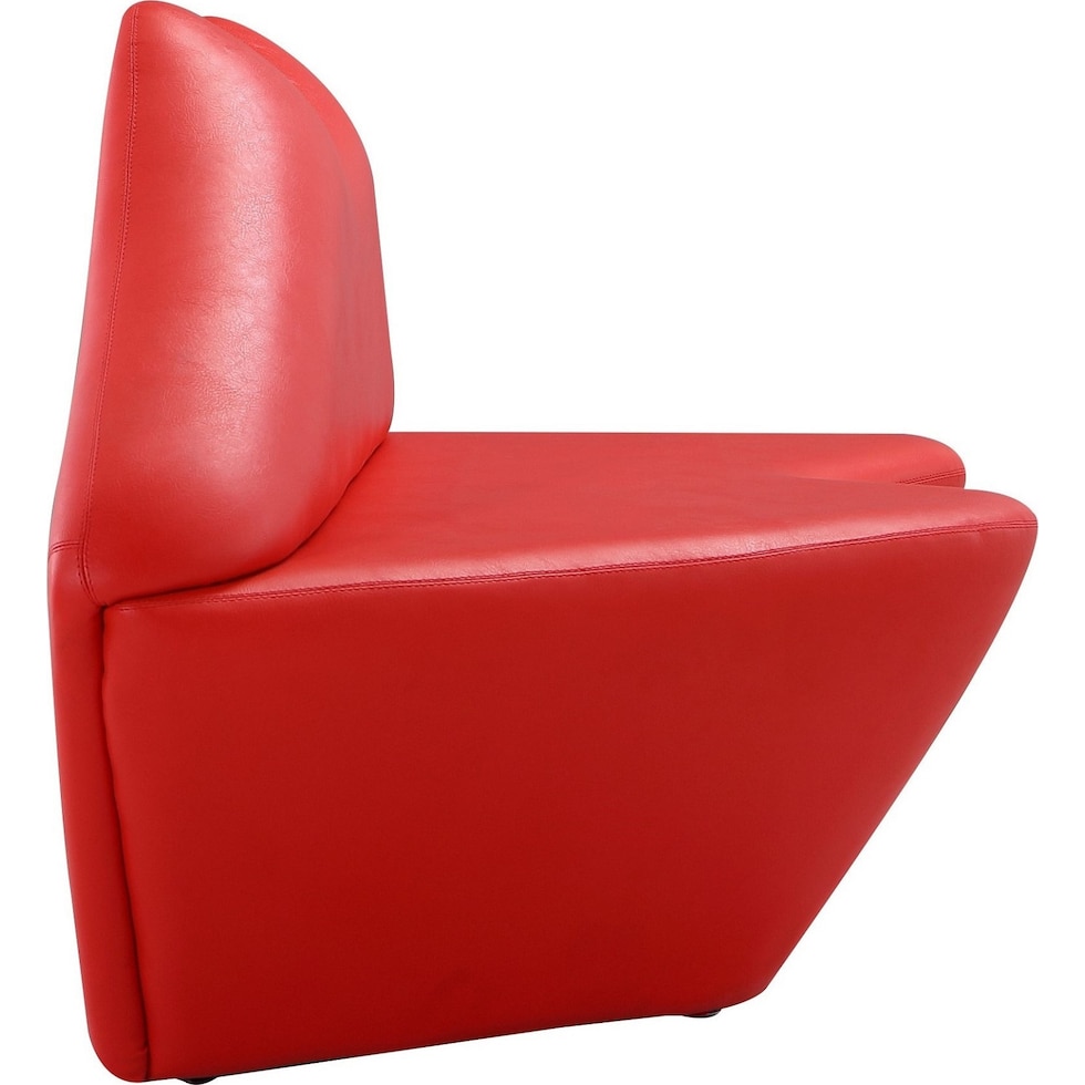 beso red loveseat   