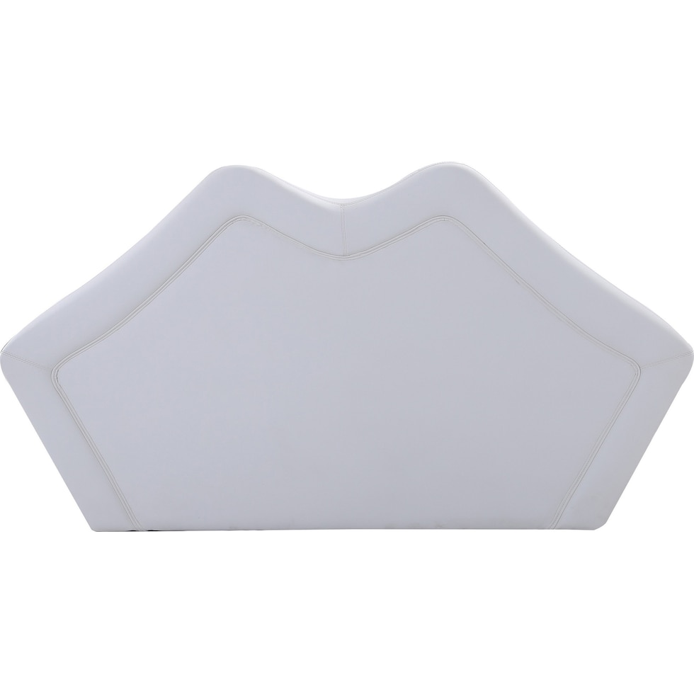beso white loveseat   