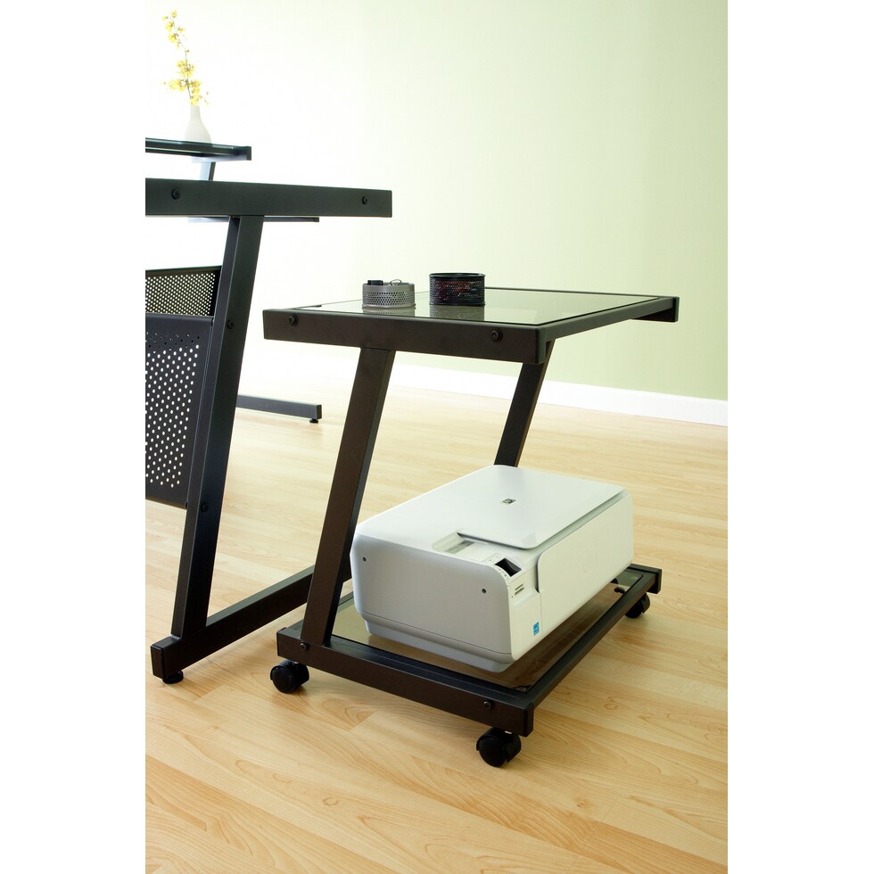 besse black printer cart   