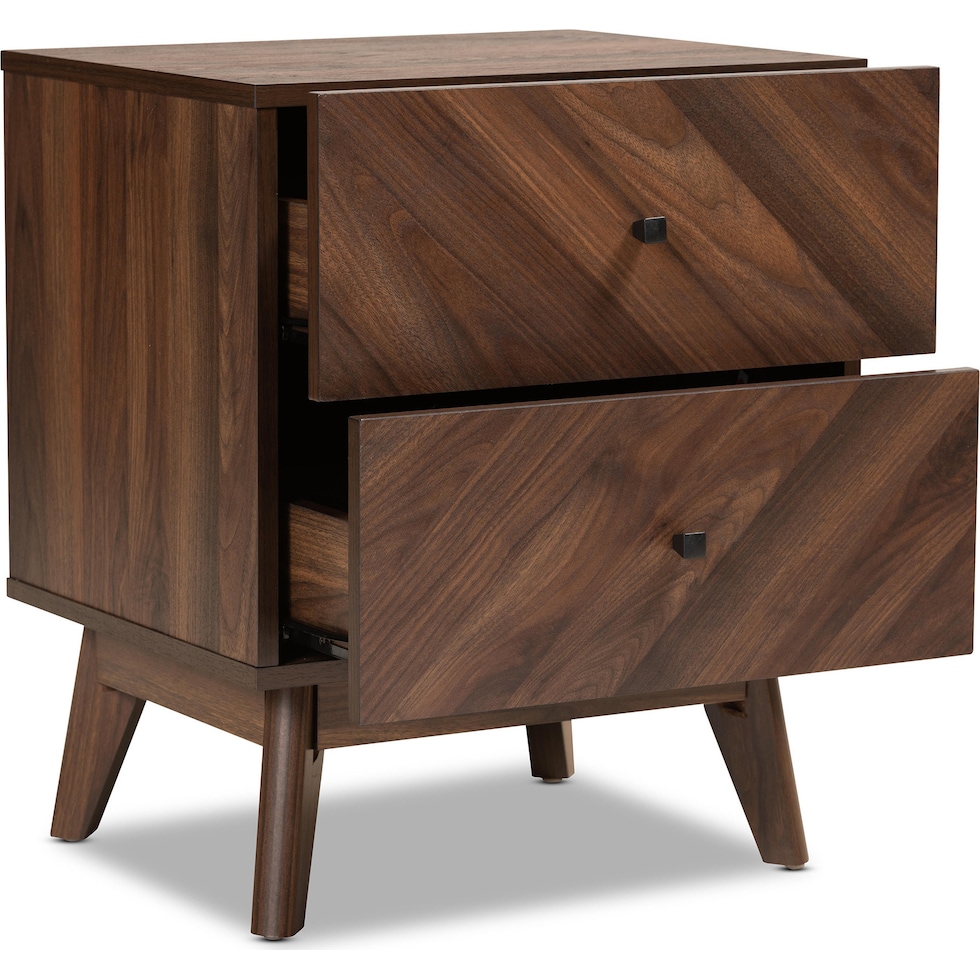 betania dark brown nightstand   