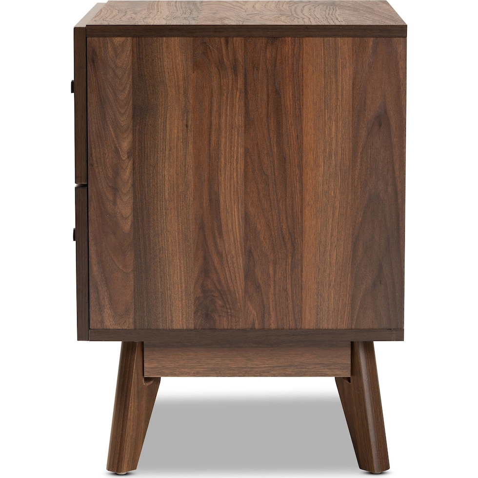 betania dark brown nightstand   