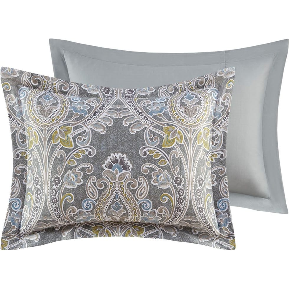 bethany gray full bedding set   