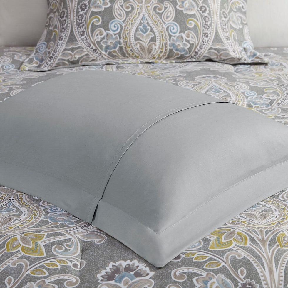 bethany gray full bedding set   