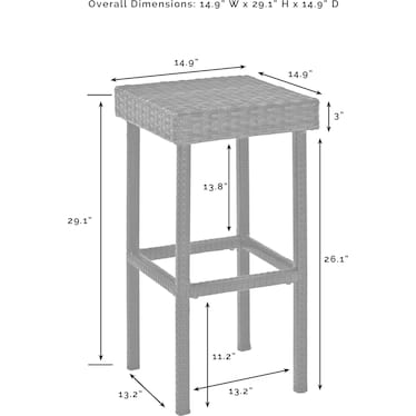 Bethune Set of 2 Bar Stools