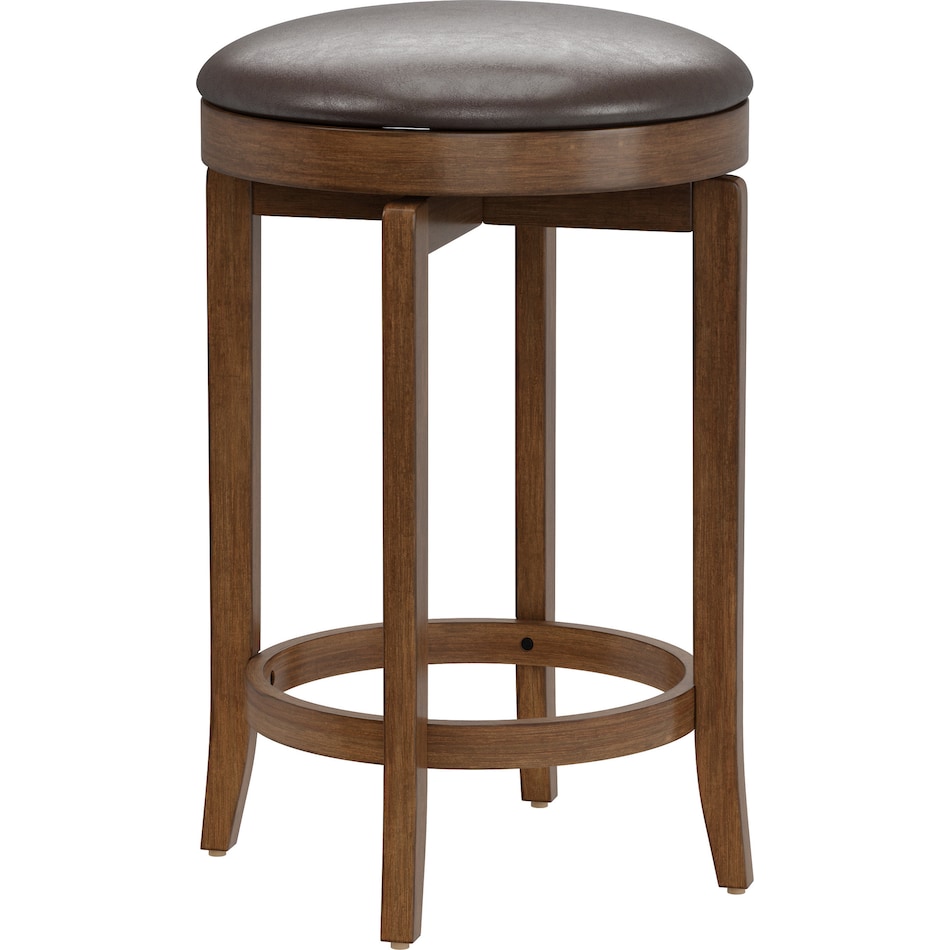 betley dark brown counter height stool   