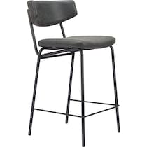 betta black counter height stool   