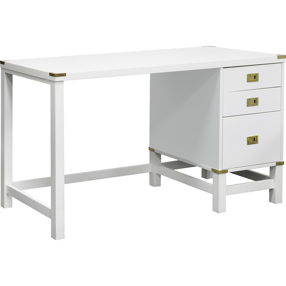 betta white desk   