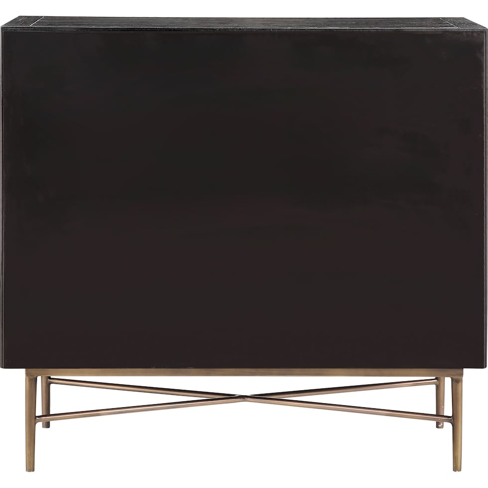 betty black accent cabinet   