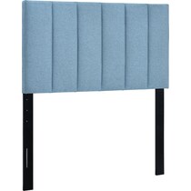 bevelyn blue twin headboard   