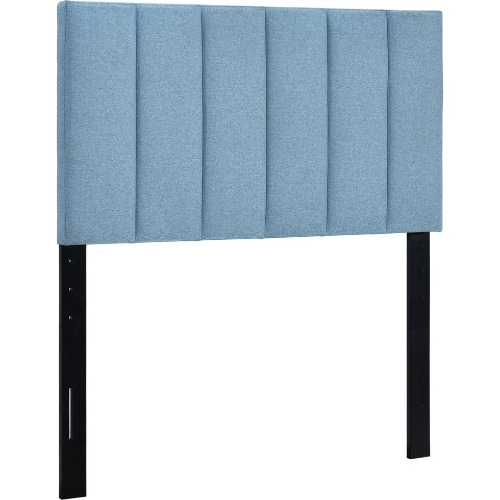bevelyn blue twin headboard   