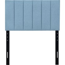 bevelyn blue twin headboard   