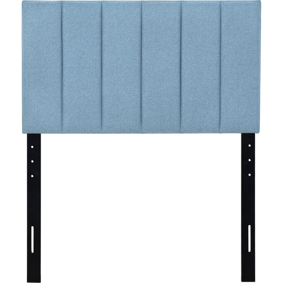 bevelyn blue twin headboard   