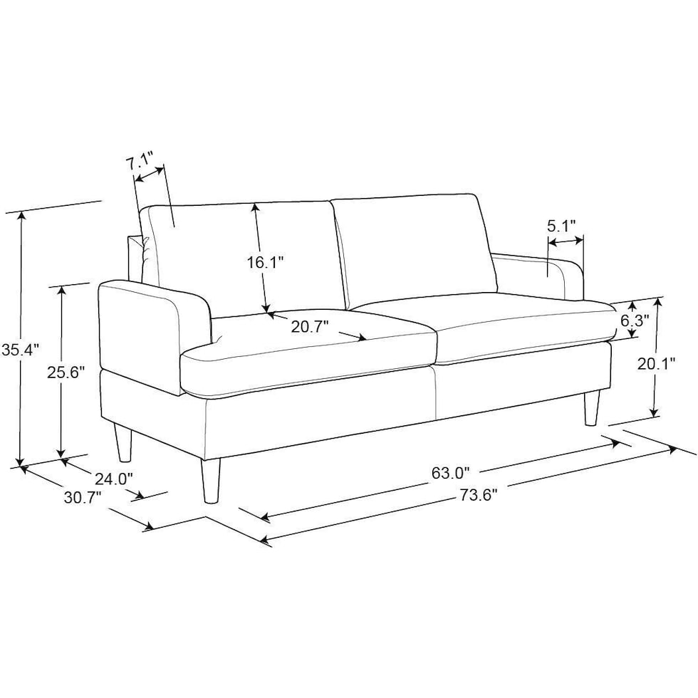 bevelyn dimension schematic   