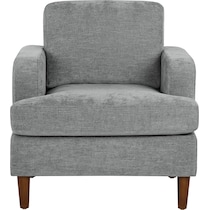 bevelyn gray accent chair   