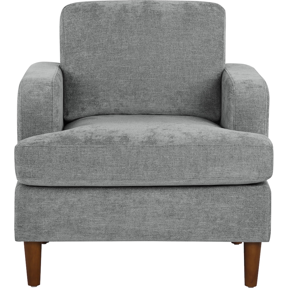 bevelyn gray accent chair   