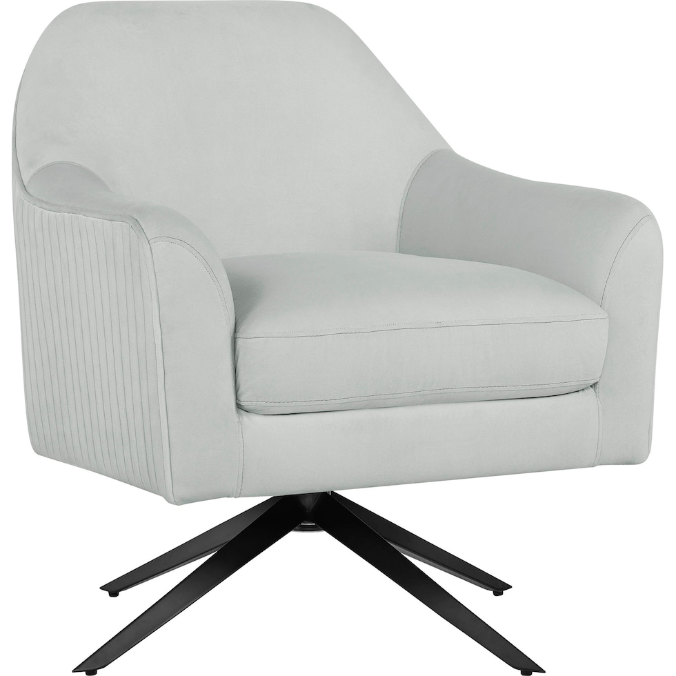 beverly gray accent chair   