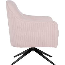 beverly pink accent chair   