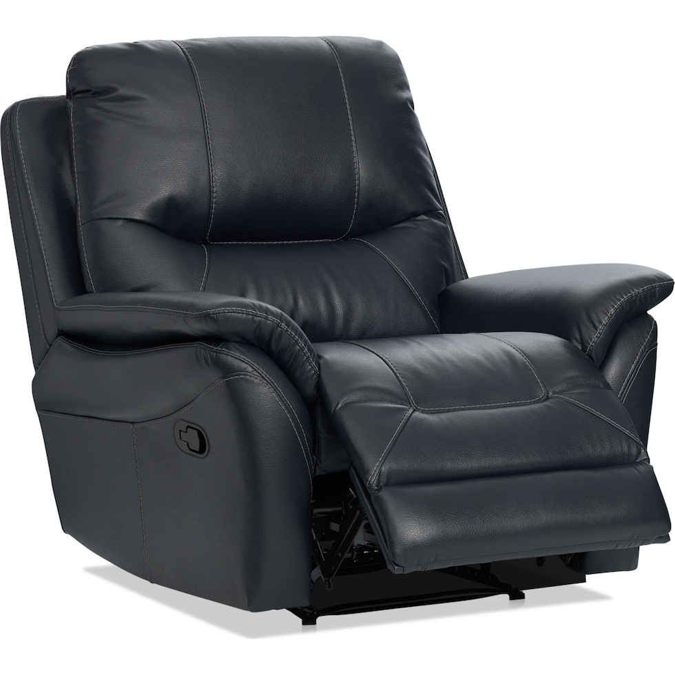 bexley blue recliner   