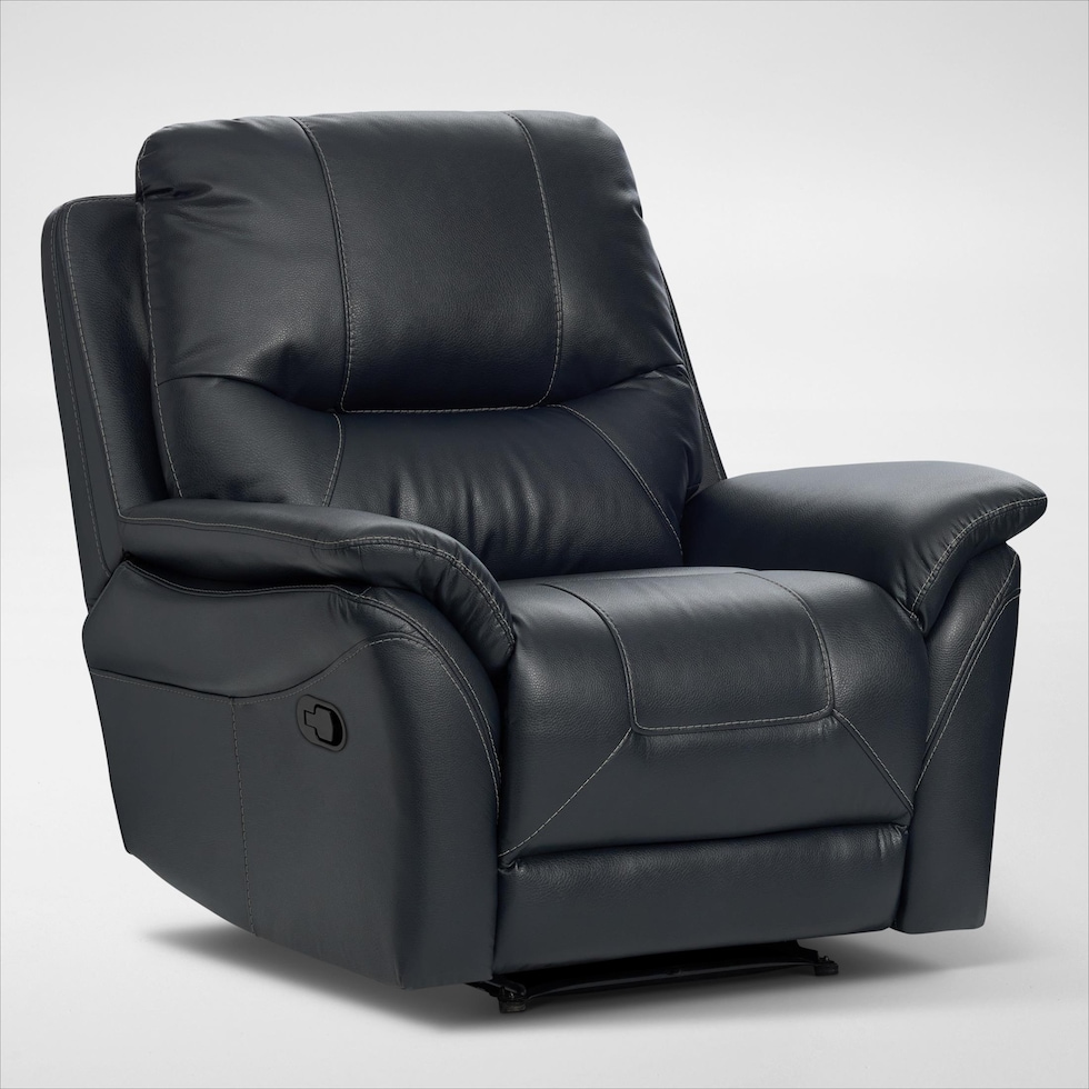 bexley blue recliner   