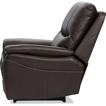 bexley dark brown manual recliner   
