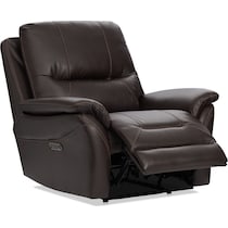 bexley dark brown recliner   