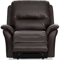 bexley dark brown recliner   