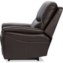 bexley dark brown recliner   